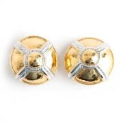 Pre-owned Metal earrings Givenchy Pre-owned , Yellow , Dames