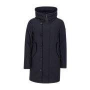 Heren Parka Jas in Grafietblauw Peuterey , Blue , Heren