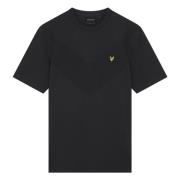 Stijlvolle Chevron T-shirt Lyle & Scott , Black , Heren