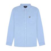 Regular Fit Oxford Overhemd Lyle & Scott , Blue , Heren