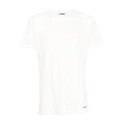 Logo T-Shirt Upgrade voor Casual Garderobe Jil Sander , White , Heren