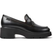 Stedelijke Chunky Leren Loafers Camper , Black , Dames