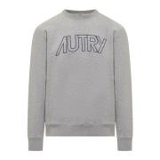 Iconische Sweatshirt Autry , Gray , Heren