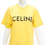 Pre-owned Cotton tops Celine Vintage , Yellow , Dames