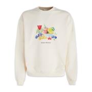 Stijlvolle Sweatshirt voor Moderne Man Drole de Monsieur , White , Her...