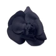 Pre-owned Silk brooches Chanel Vintage , Black , Dames