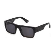 Klassieke Aviator Zonnebril Police , Black , Heren