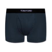 Boxershorts met logo Tom Ford , Blue , Heren