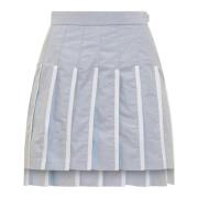 Klassieke Geplooide Rok Thom Browne , Blue , Dames