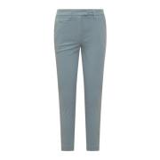 Slim-fit Trousers Dondup , Blue , Dames