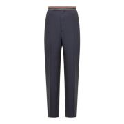 Laaghangende Drop Broek Thom Browne , Blue , Heren