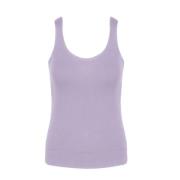 Mouwloze Top BomBoogie , Purple , Dames