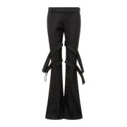 Dubbele Taille Broek Ambush , Black , Dames