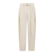 Gepanelde Broek Ami Paris , White , Dames