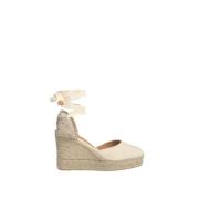 Carina/8ED/001 Sleehak Espadrilles Castañer , Beige , Dames