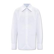 Shirt met stiksels Bottega Veneta , White , Heren