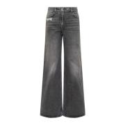 Wide Jeans Givenchy , Black , Dames