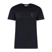 T-Shirts Moschino , Black , Heren