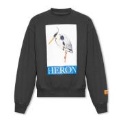 Bedrukte sweatshirt Heron Preston , Black , Heren