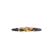 Leren Riem Bottega Veneta , Black , Dames