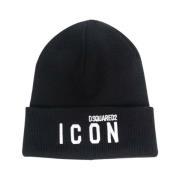 Be Icon Beanie Dsquared2 , Black , Heren
