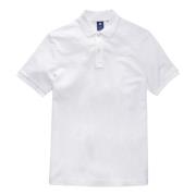 Moderne Slim Fit Polo Shirt G-star , White , Heren