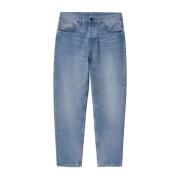 Lichtblauwe Loose-Fit Jeans Carhartt Wip , Blue , Heren