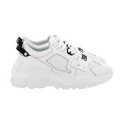 Speedtrack Schoenen - Nylon+Leer+PU Versace Jeans Couture , White , He...