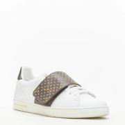 Pre-owned Leather sneakers Louis Vuitton Vintage , White , Dames