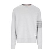 Grijze Sweaters - Felpa Girocollo Thom Browne , Gray , Heren