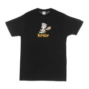 Zwart Streetwear T-Shirt voor Mannen Ripndip , Black , Heren