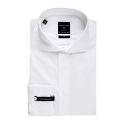 Witte Overhemd met Lange Mouwen Profuomo , White , Heren