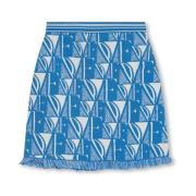 ‘Alejandra’ rok met monogram Diane Von Furstenberg , Blue , Dames