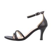 Elegant Strappy High Heel Sandals Nerogiardini , Black , Dames