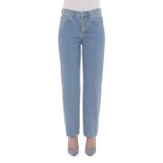 Denim Broek Moschino , Blue , Dames