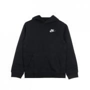Club Pullover Hoodie Zwart/Wit Nike , Black , Heren