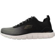 Track-Ripkent Stijlvolle Sneakers Skechers , Black , Heren