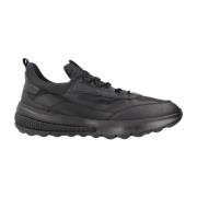 Stijlvolle Herensneakers Geox , Black , Heren