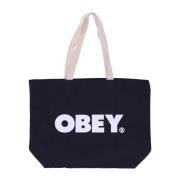 Bold Tote Bag - Streetwear Collectie Obey , Black , Heren