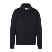 Zip-through Sweatshirt voor Mannen Schott NYC , Black , Heren