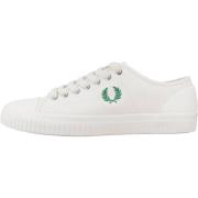 Hughes Low Canvas Sneakers Fred Perry , White , Heren
