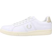 Leren Sneakers voor Mannen Fred Perry , White , Heren