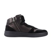 Stijlvolle Herensneakers Geox , Black , Heren