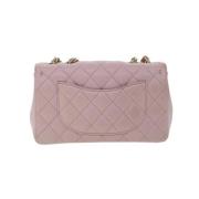 Pre-owned Leather chanel-bags Chanel Vintage , Pink , Dames