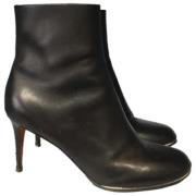 Pre-owned Leather boots Givenchy Pre-owned , Black , Dames