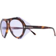 Zonnebril Tom Ford , Brown , Heren