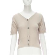 Pre-owned Fabric tops Louis Vuitton Vintage , Beige , Dames