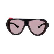 Pre-owned Fabric sunglasses Moncler Pre-owned , Black , Dames