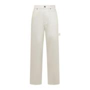 Wide Jeans Darkpark , White , Heren