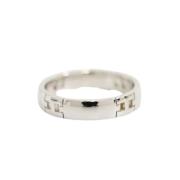 Pre-owned White Gold rings Hermès Vintage , Gray , Dames